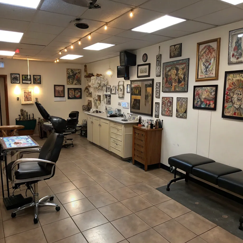 Tattoo Parlor Interior