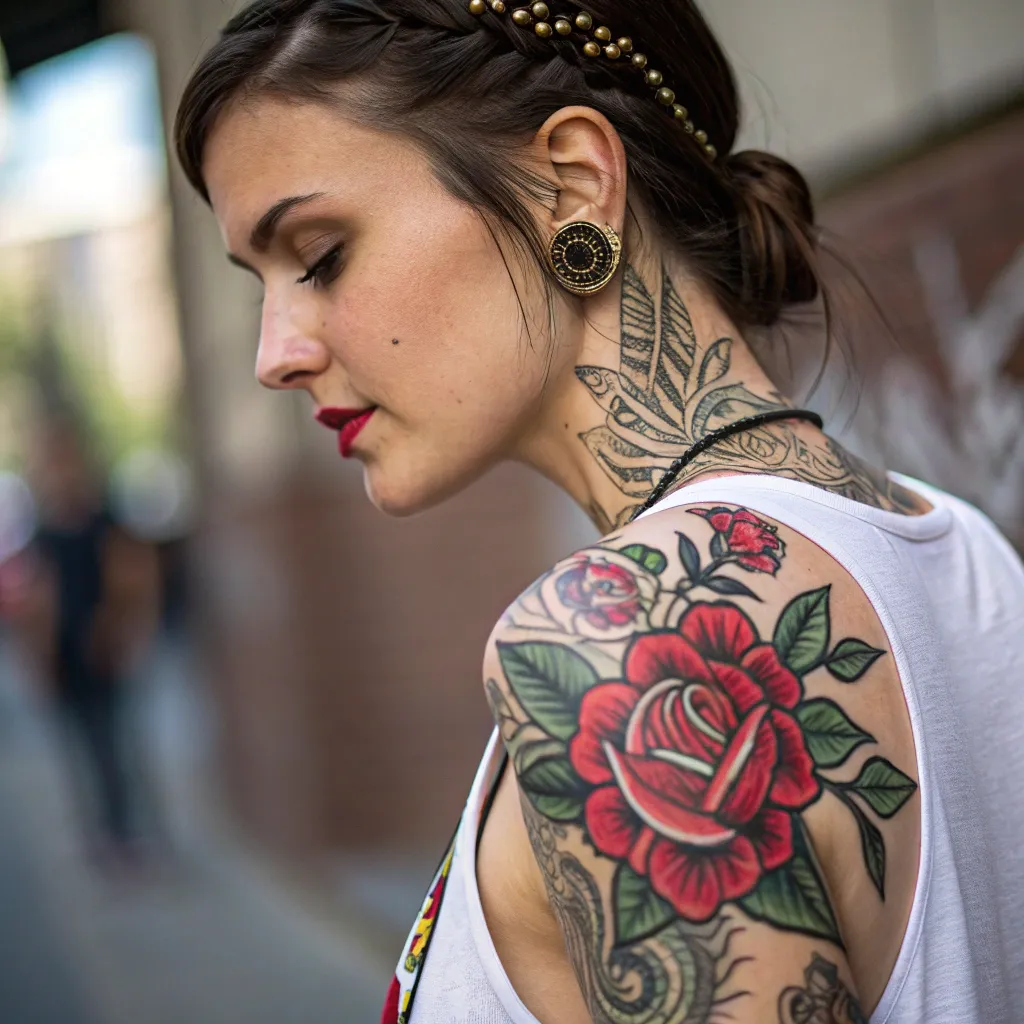 Stylish tattoo art